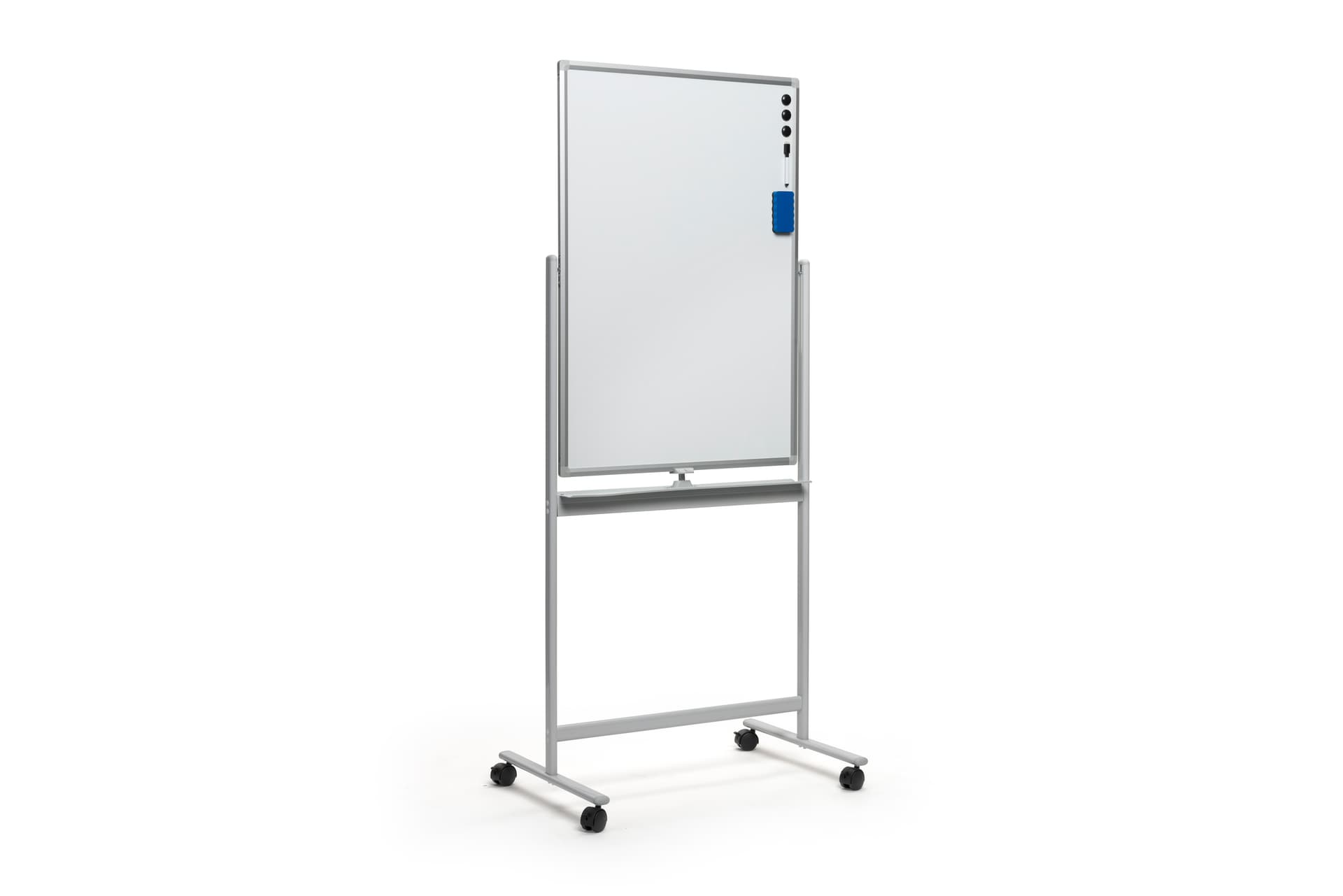 Portrait-oriented dry erase whiteboard