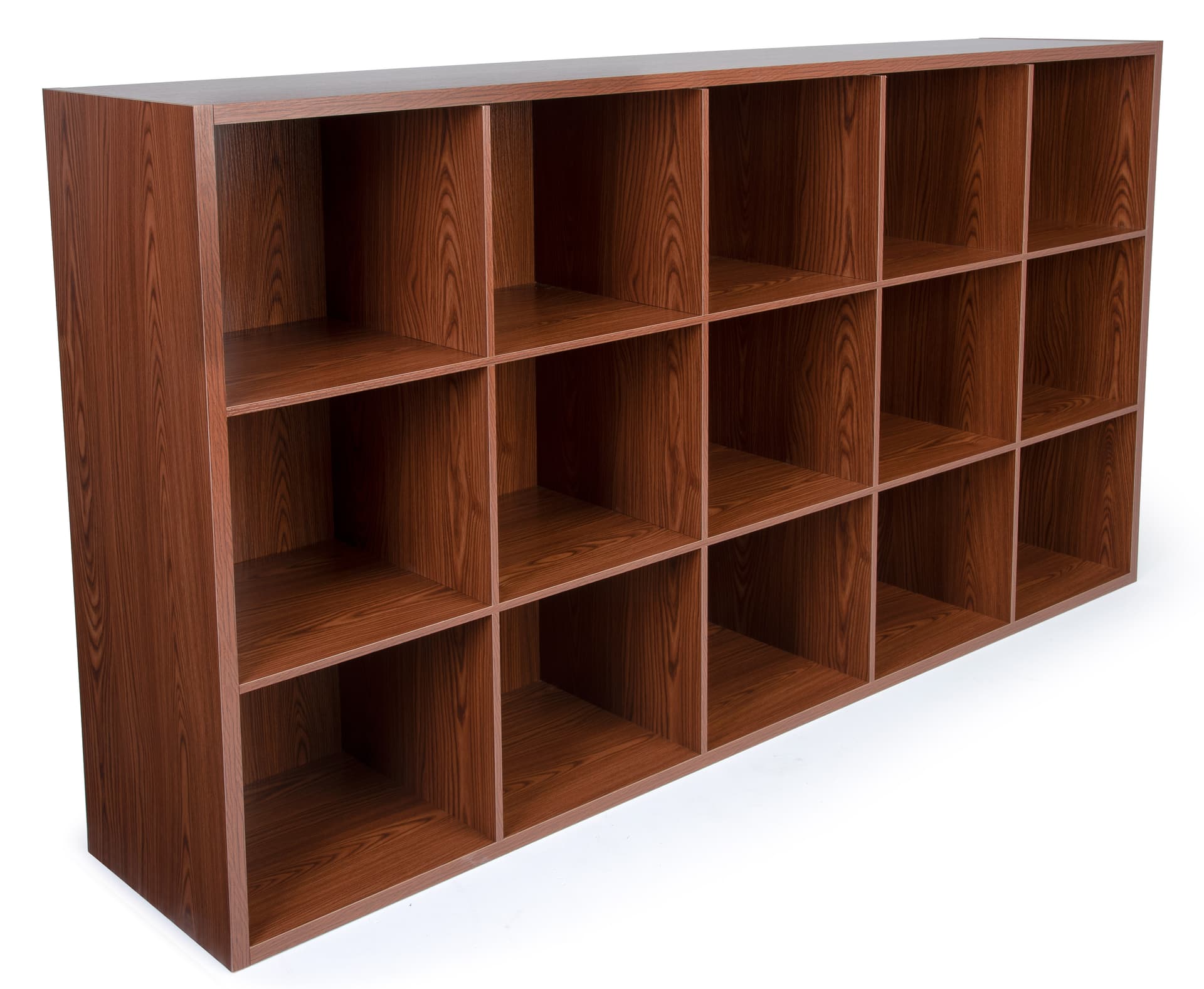 MDF wood cube commercial display organizer shelving