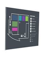 Wall mounted sign holder for 11 x 14 Media