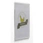 Wall Mounted Sign Holder, Recycled Acrylic, Side Insert - Clear