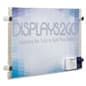 11" x 17" Wall Mounted Sign Holder with Business Card Pocket, Standoffs - Clear