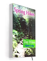 24 wide x 36 tall SEG fabric frame light box personalized graphics display