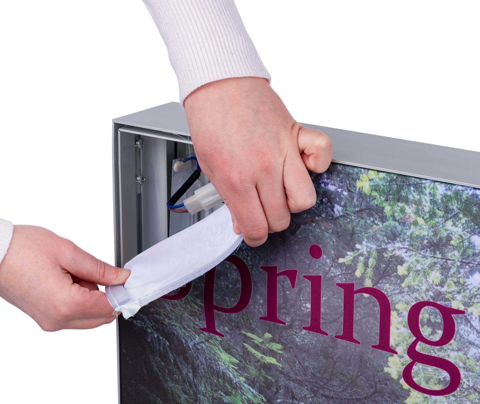 48 x 60 Silicone Edge Graphic Custom Panel Insertion