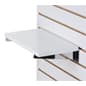 Slatwall Shelves with Brackets, Set of 4, Multiple Sizes - Multiple Colors
