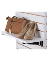 22.25" Slatwall Shelf Great for Displaying Products White 22.25" Slatwall Shelf