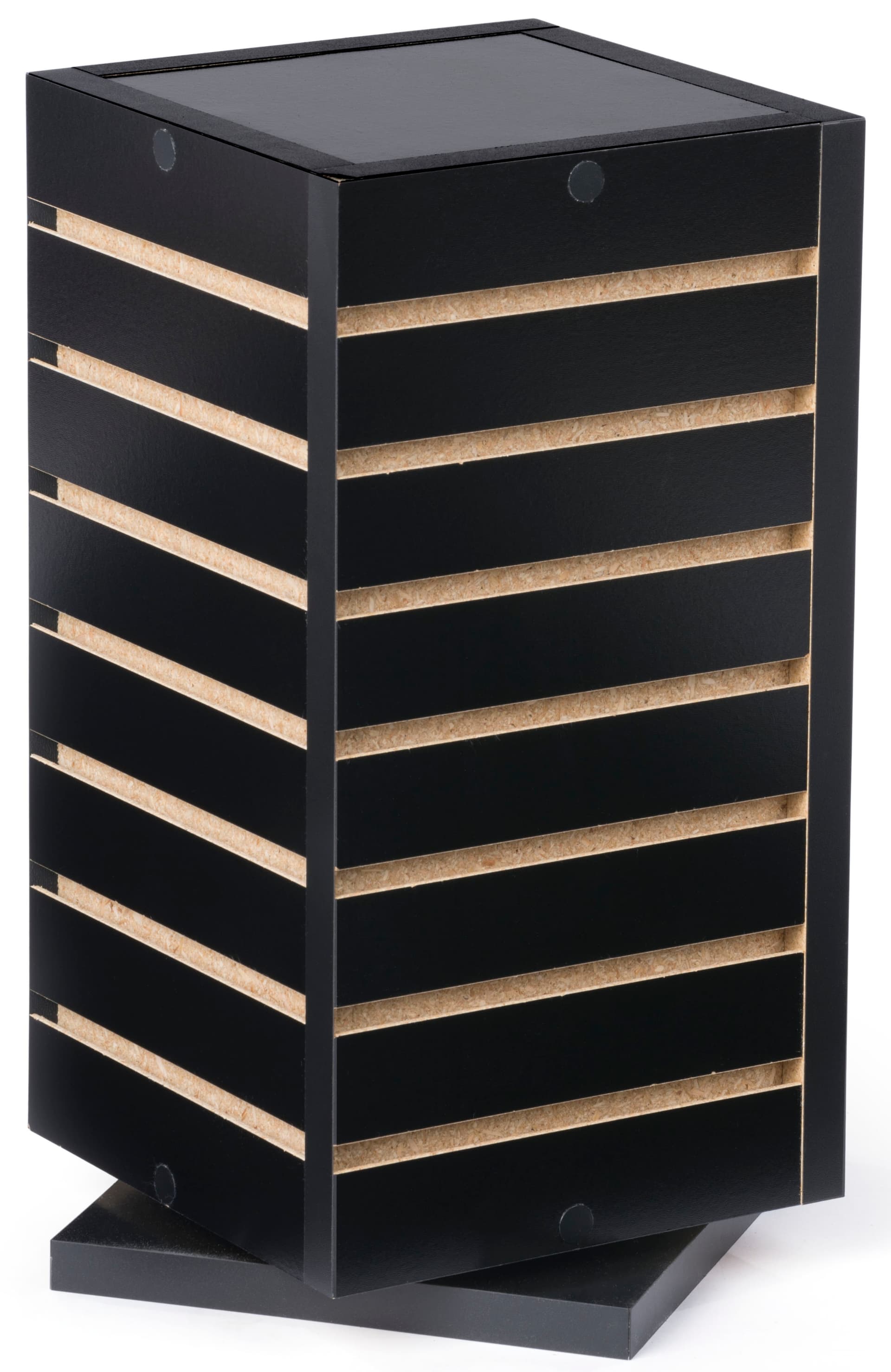 Melamine Slatwall Countertop Cube