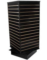 Black Slatwall Display Stand