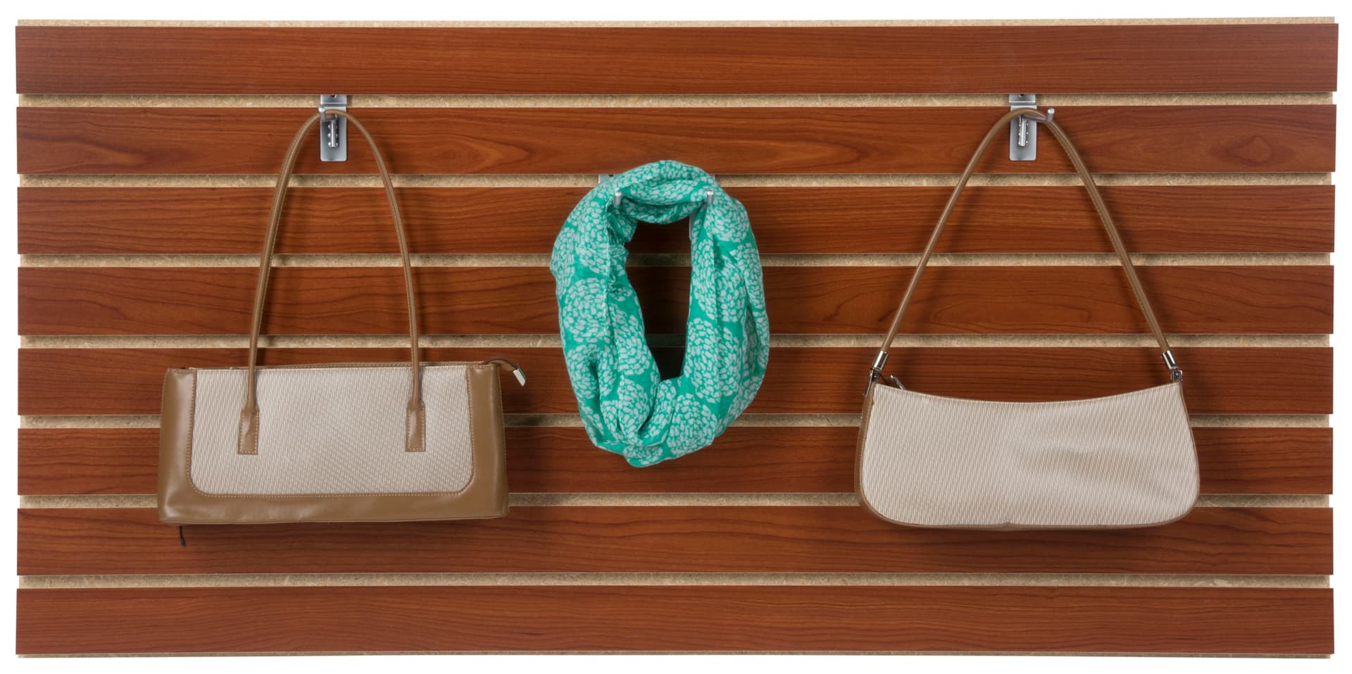 Slotted Wall Panel Compatible with Standard Accessories