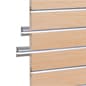 4’ Slatwall Panel Metal Inserts, Set of 15 - Aluminum