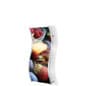 18" x 45" Wall Mounted Sign Holder, Side Loading, Curved - Silver