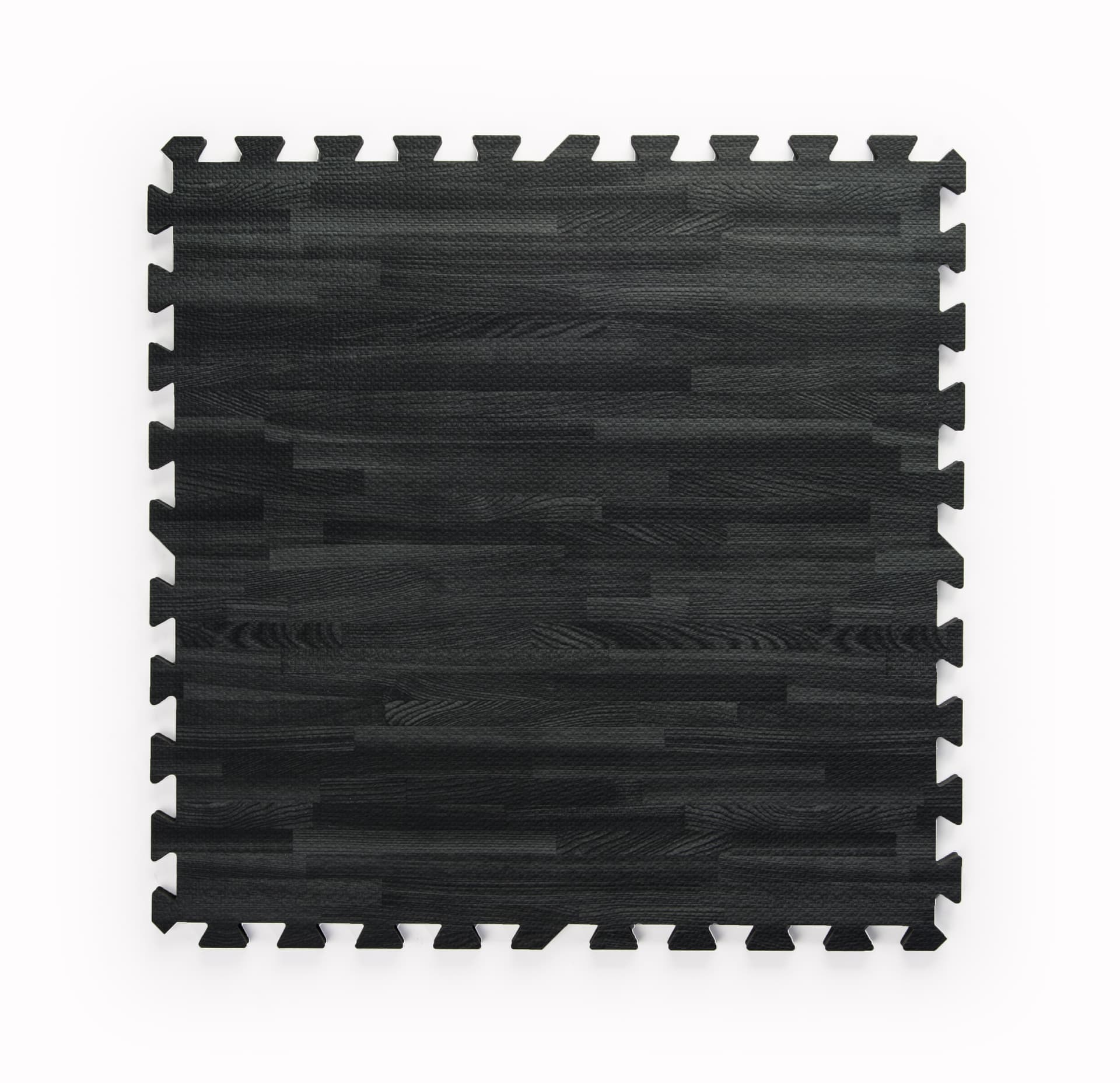 Black Wood Grain Floor Mats, Anti- Fatigue