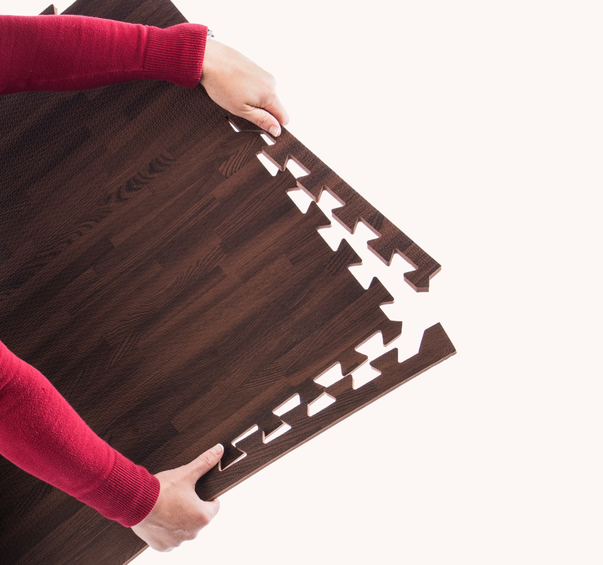 Cherry Wood Grain Floor Mats, Anti- Fatigue