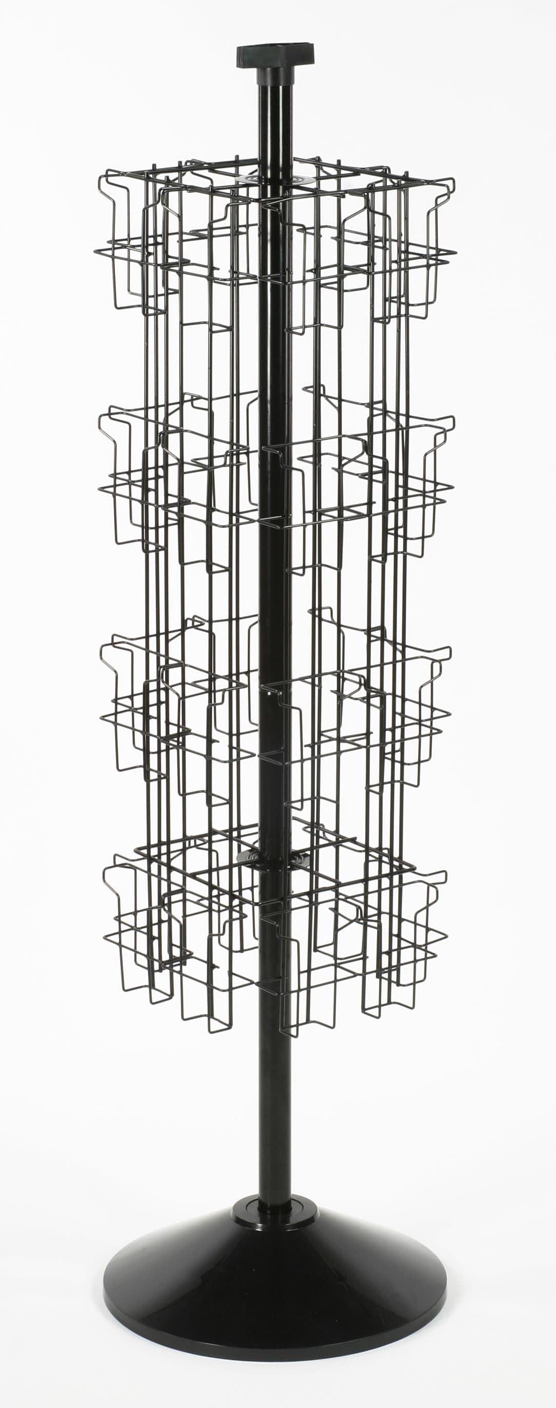 Rotating Display 32 Pockets Hold 4" x 9" Brochures