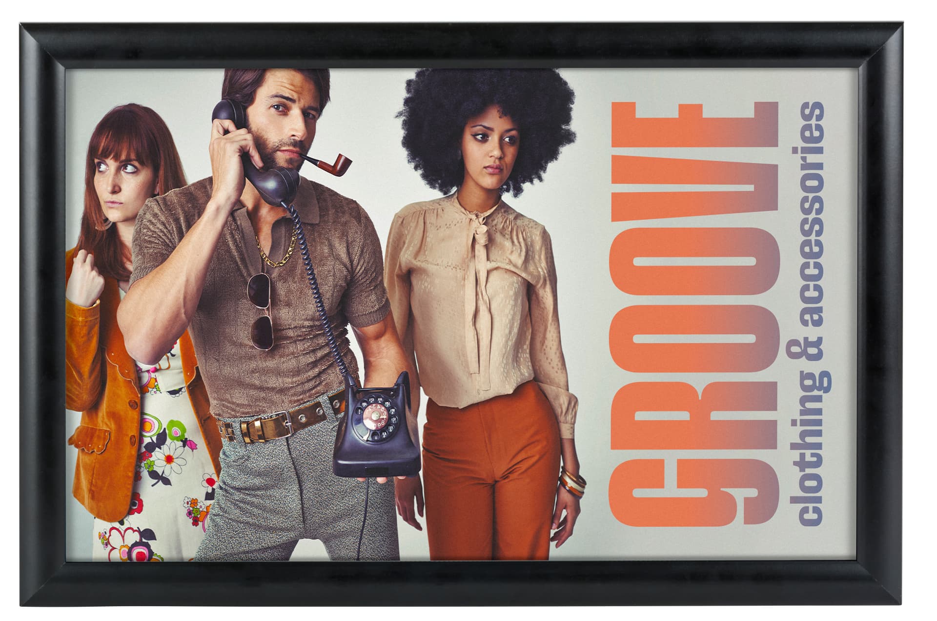 11 x 17 Black Snap Together Frame with Mitered Corners