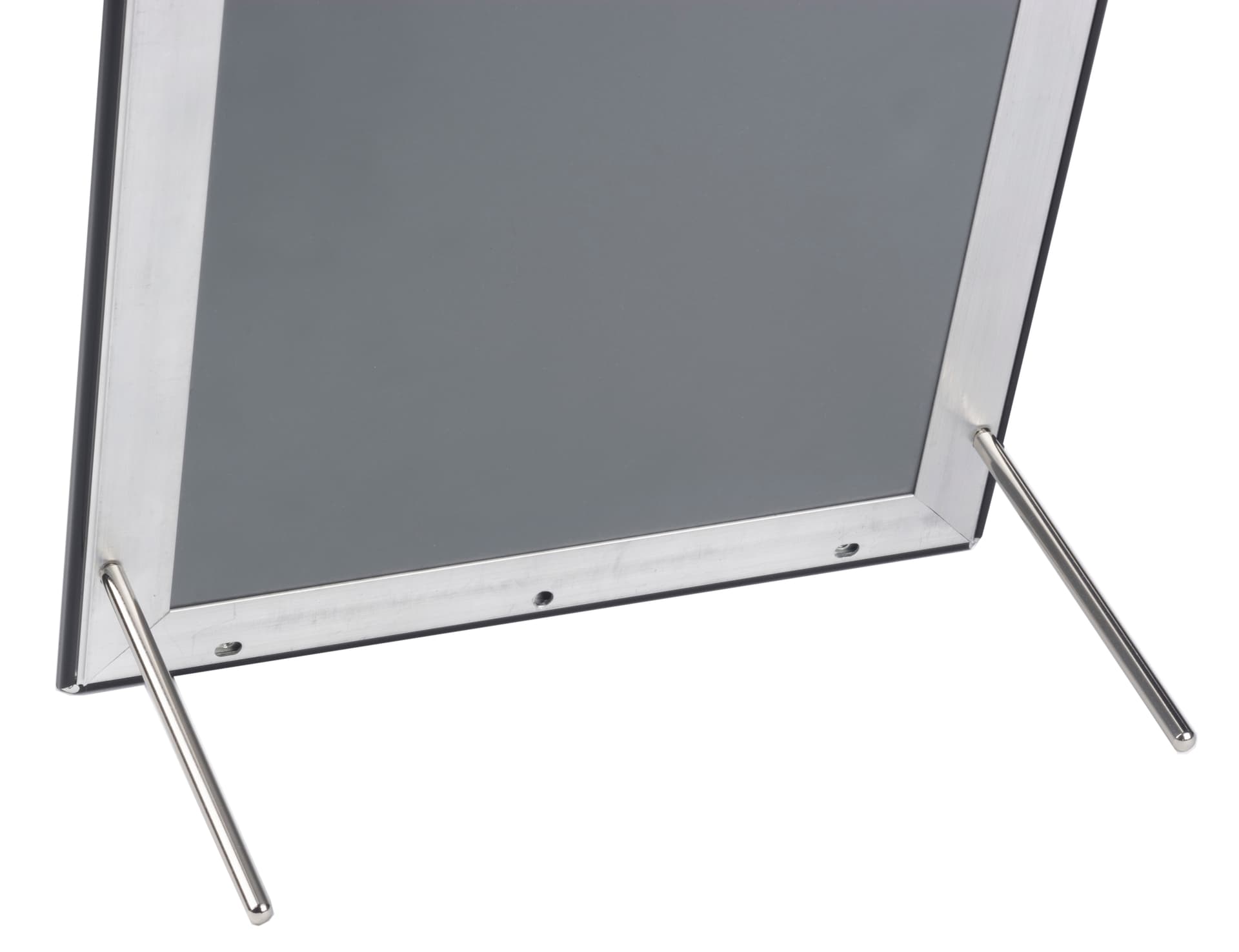 8.5 x 11 Black Snap Sign Frame with Chrome Pegs