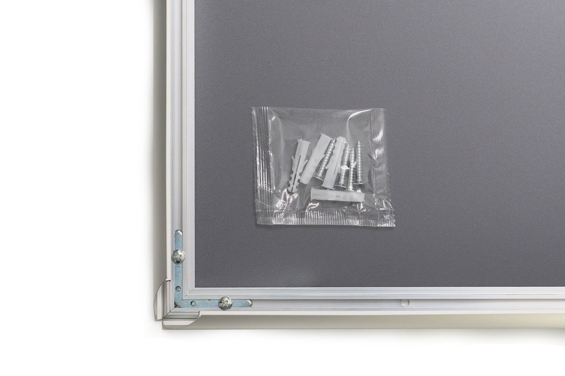 Aluminum snap frame with mounting hardware