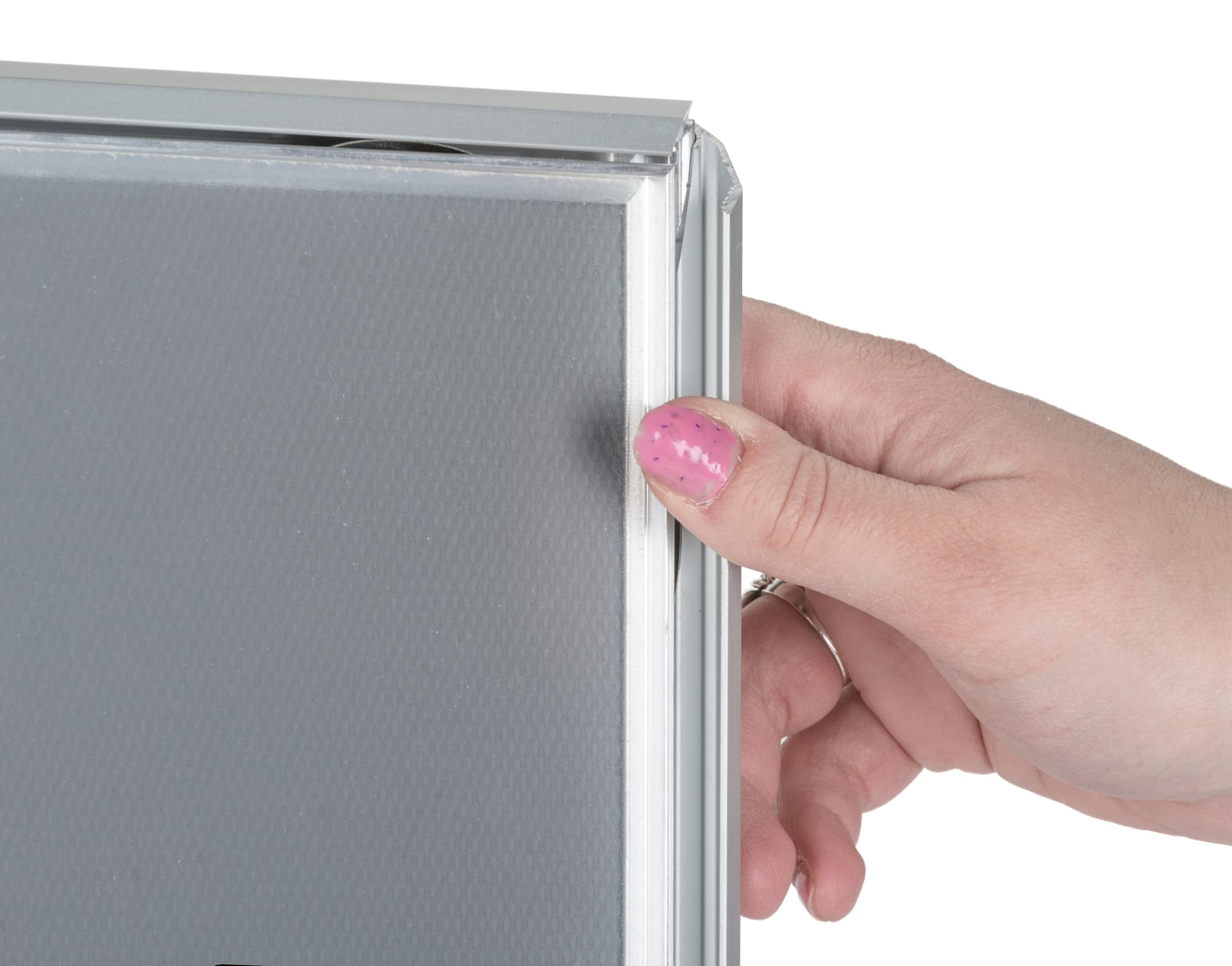 8 x 10 Aluminum Snap Frame - Easy Open