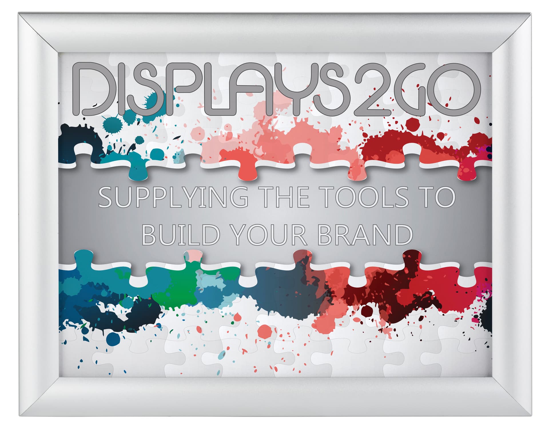 8.5 x 11 Silver Snap Sign Frame with Rounded Profile