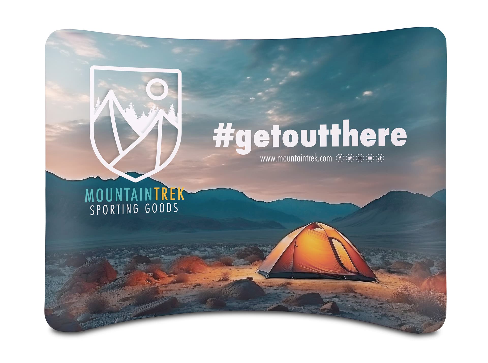 Replacement graphic for WVFL backdrops with wrinkle free design 
