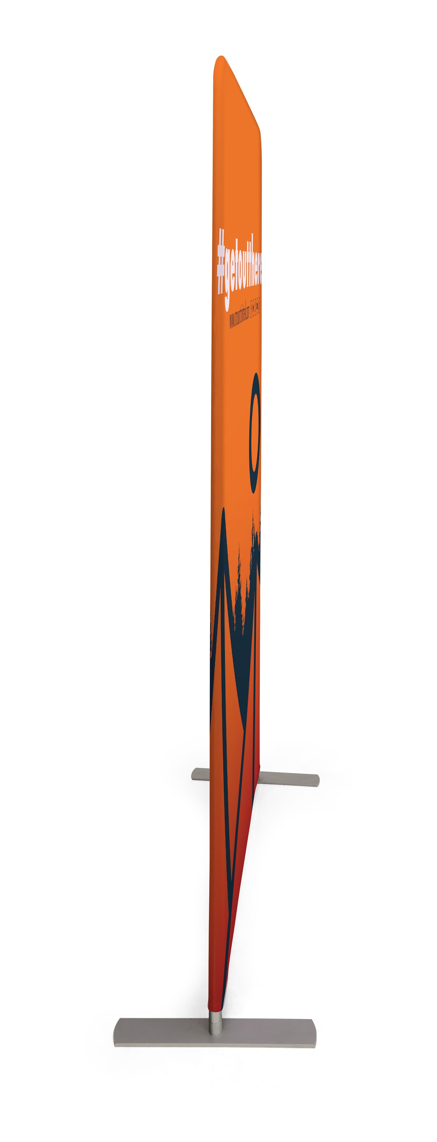 Exhibit displays with 8 foot aluminum panel 