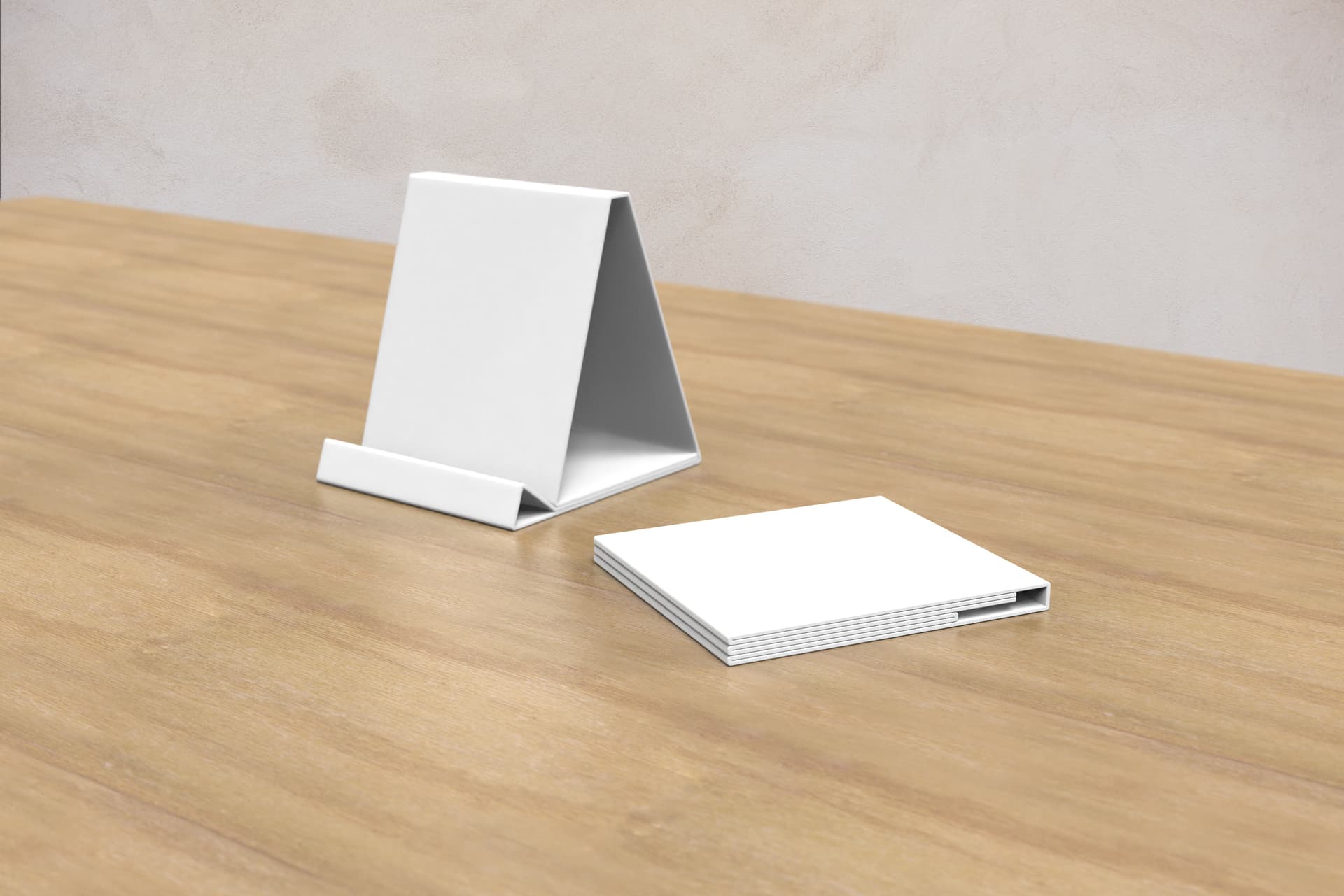 Digital signage ePaper comes with a sustainable tabletop stand