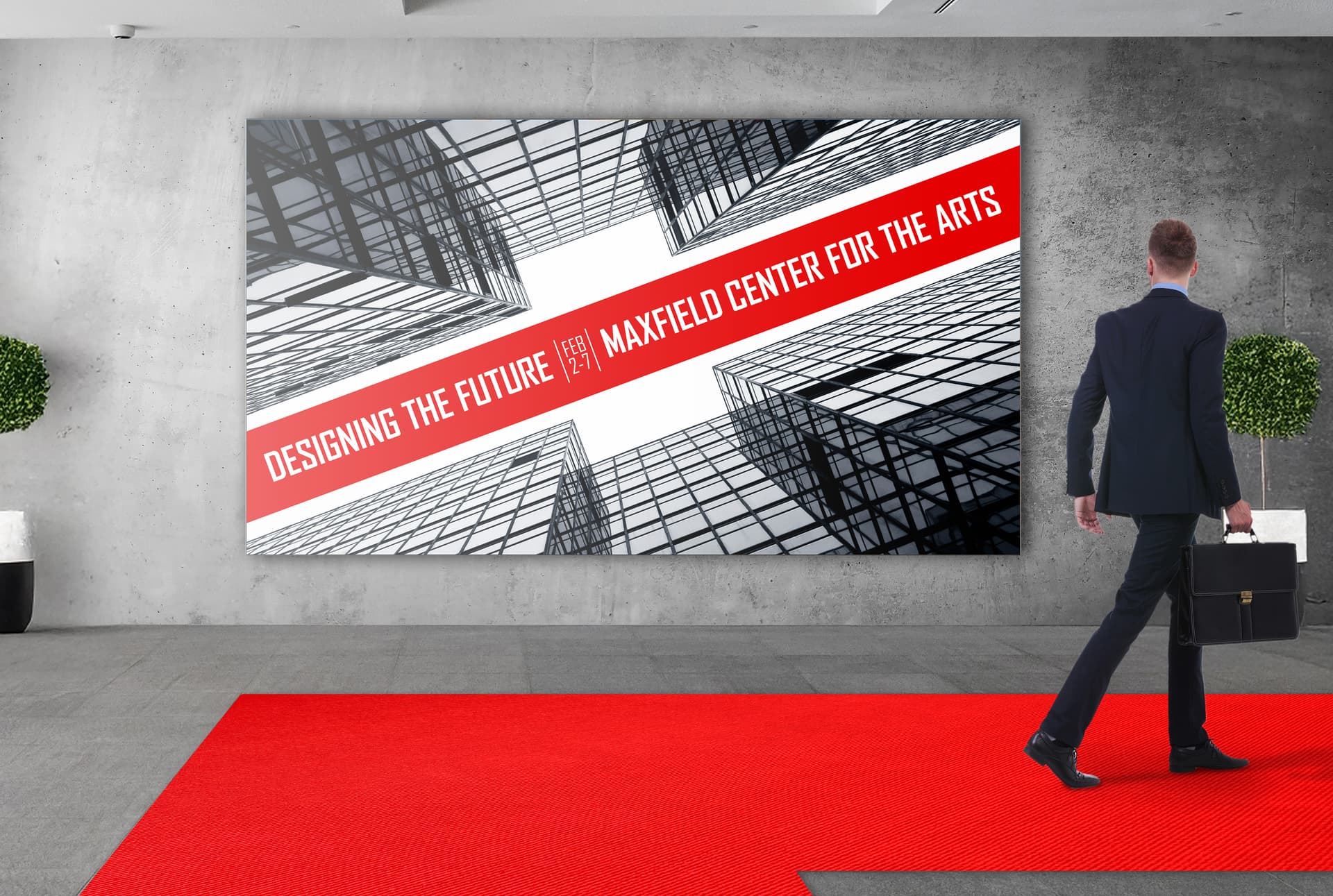 Direct View LED Video Wall being utilized in a trade show setting