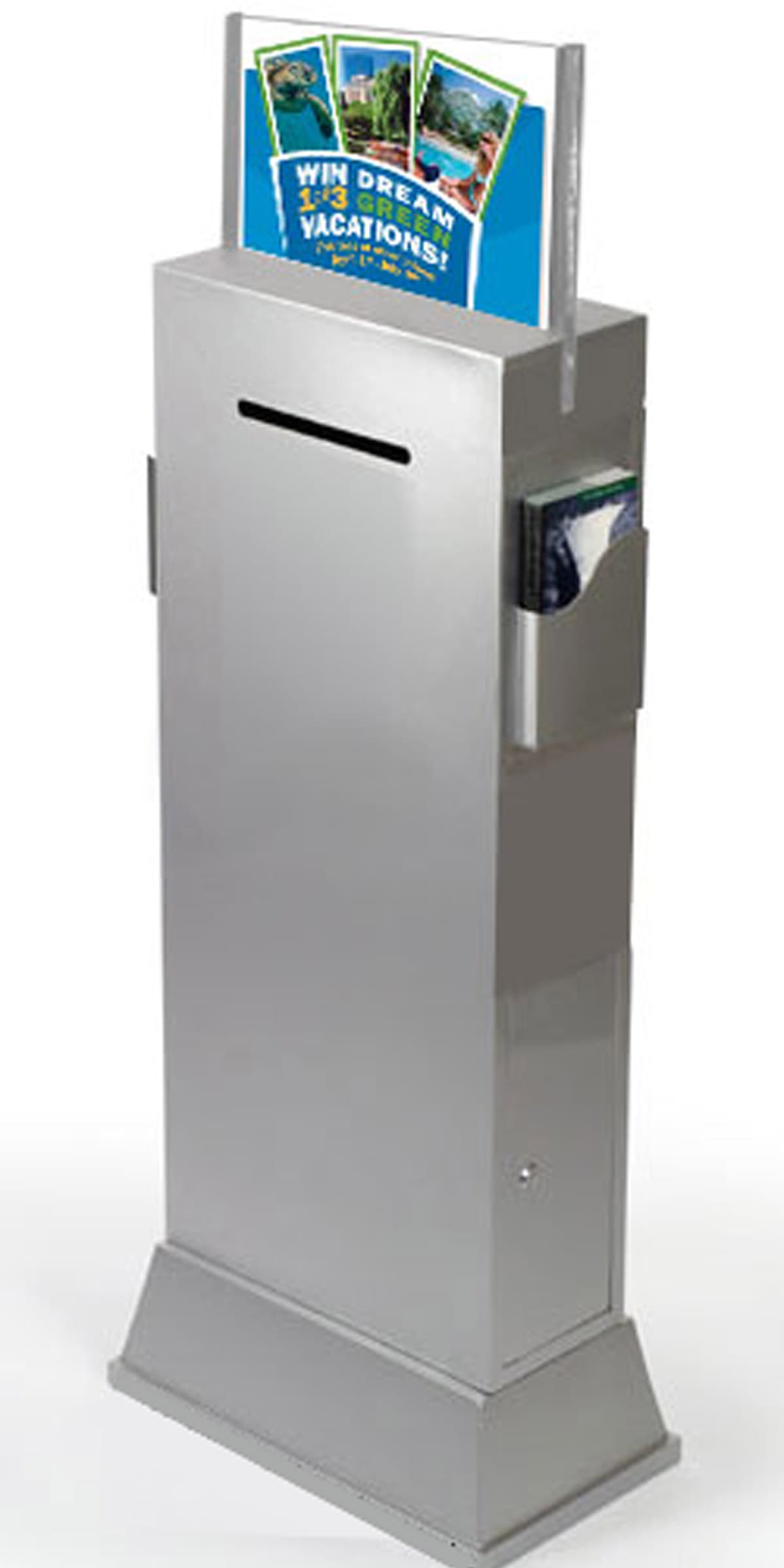 floor standing suggestion box
