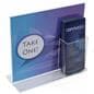 Sign Holder with Brochure Holder for Tabletop