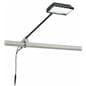 LED exhibit stem light clamp fits backdrop pole or flat surface