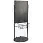 Black 24 x 36 Poster and Literature Stand with Wheels