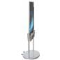 Mobile Silver 24 X 36 Poster Display with 10 Compartments for Brochures