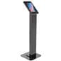 This tablet kiosk enclosure has an overall height of 53.74 inches