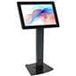 LCD touch screen display with robust floor stand