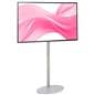Free standing digital signage with large 55" LG TV