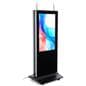 Double-Sided Digital Vertical Touchscreen Kiosk with 20pt IR Display 