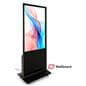 Advertising multimedia kiosk with touch screen display
