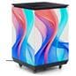 Three-sided digital signage totem with 2.5 millimeter pixel pitch