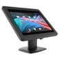 Countertop Samsung Galaxy tablet holder with exposed front facing camera and hidden back facing camera