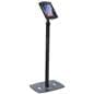 Black Tablet Giving Kiosk with Rotating Bracket