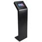 Freestanding metal tablet floor stand for 9.7" devices