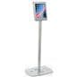 Silver iPad Pro Exhibit Stand