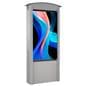 Outdoor digital signage display with silver color option