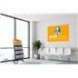Custom display sign header for acrylic literature holders for travel centers