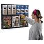 Wall mount brochure holder is made in the USA