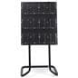 30.5 inch x 57.5 inch tiered acrylic literature floor stand with easy snap-in dividers 