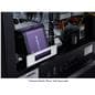 Digital display advertising floor stand with built-in media player holder