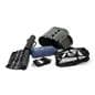 Beacon illuminated portable backdrop with carry case