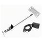 LED display light for banner stands with black satin finish 