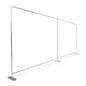 20' tension fabric backwall with lightweight frame