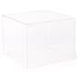 Clear Acrylic Cubes with Large 6 Inch Tall Riser